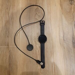 Black Smartwatch with Charger